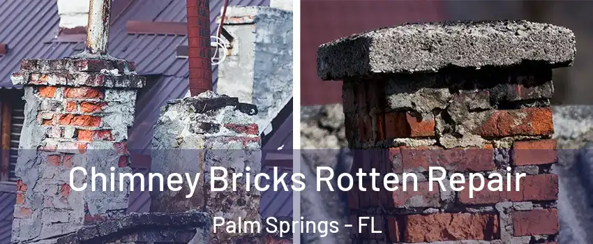  Chimney Bricks Rotten Repair Palm Springs - FL