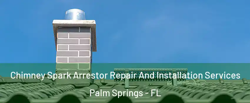  Chimney Spark Arrestor Repair And Installation Services Palm Springs - FL