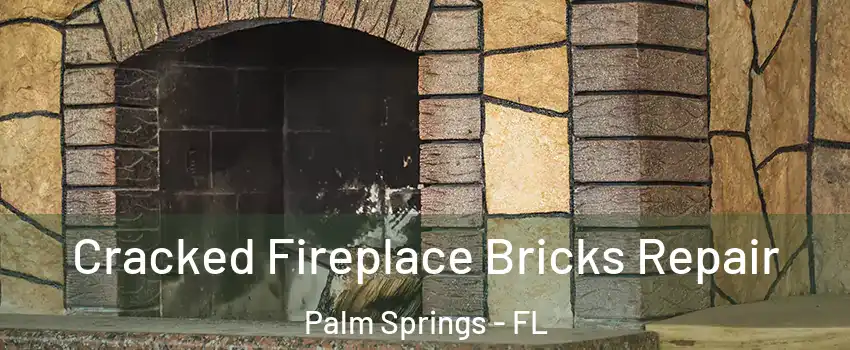  Cracked Fireplace Bricks Repair Palm Springs - FL