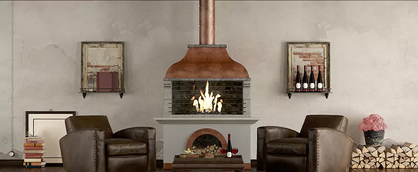 Thelin Hearth Products Providence Pellet Insert Fireplace Installation in Palm Springs, FL