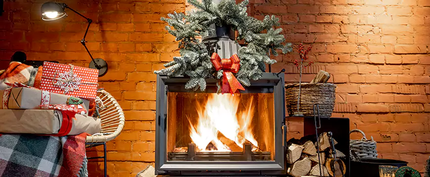 Travis Industries Linear Gas Fireplace Installation in Palm Springs, Florida