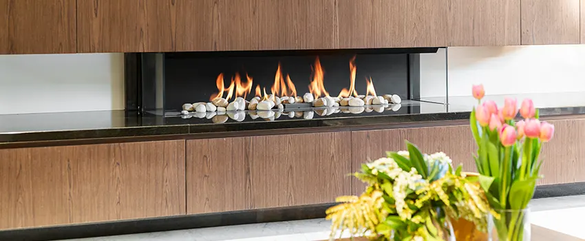 Double-height Fireplace Design Refurbishment in Palm Springs, Florida