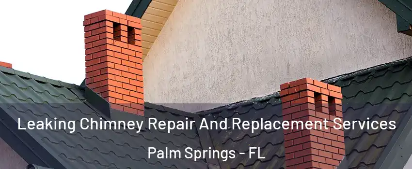  Leaking Chimney Repair And Replacement Services Palm Springs - FL