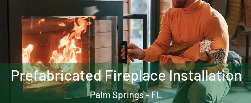  Prefabricated Fireplace Installation Palm Springs - FL